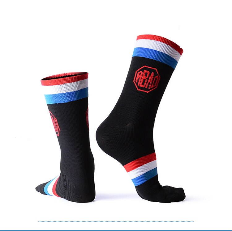 Quick-dry Striped Basketball Socks Breathable