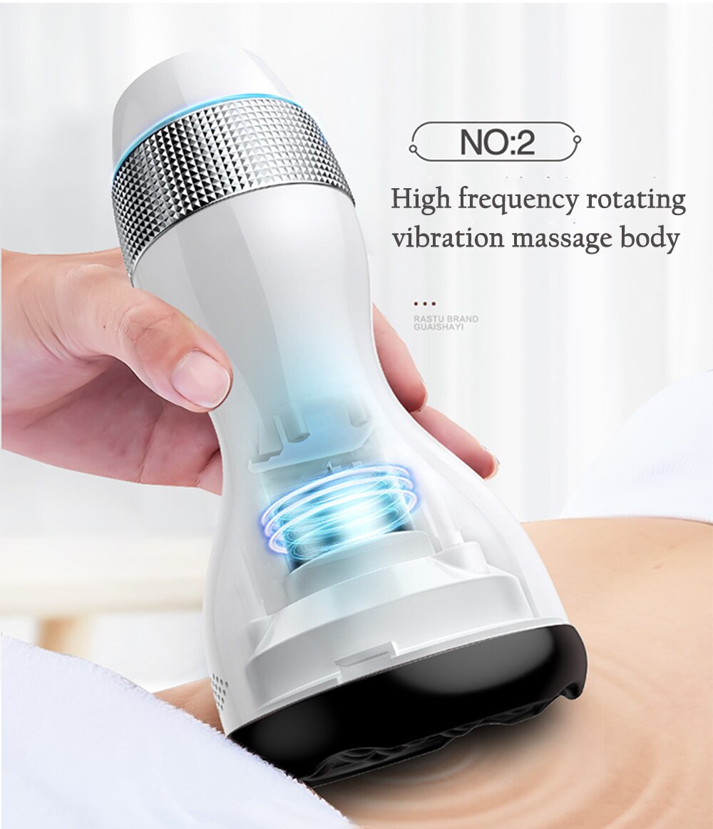 Rechargeable Electric Body Massage Anti Cellulite Scraping Guasha Infrared Heating Vibration Meridian Massage Health Care