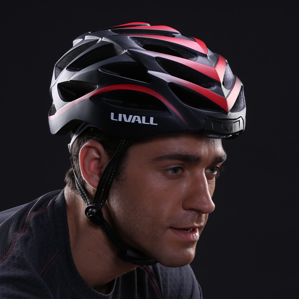 LIVALL&SMART4U BH62 Bike Helmet Men Women with Auto Sensor LED Sides Built-in  Bluetooth Mic Speakers MTB Helmet by LIVALL APP