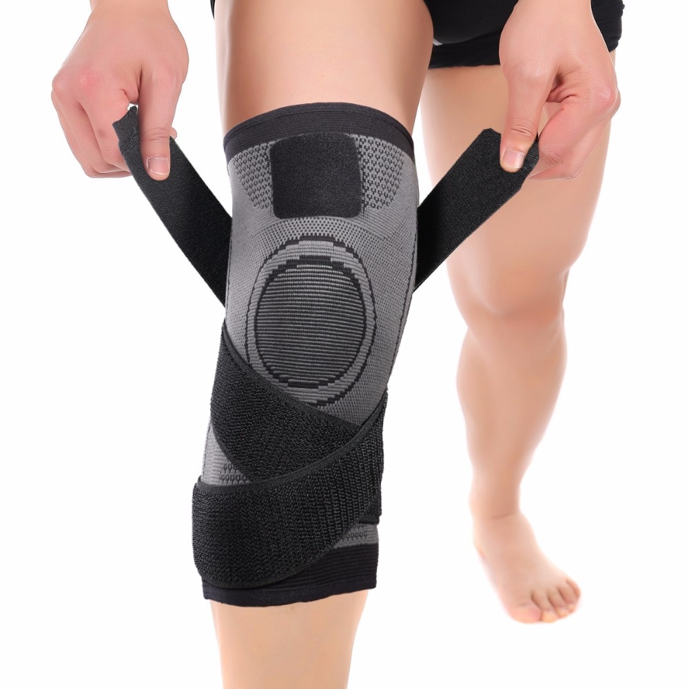 Sports Fitness  Knee Pads Support Bandage Braces Elastic Nylon Sport Compression  Sleeve for Basketball