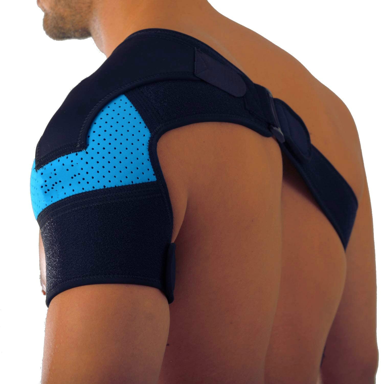 Shoulder Brace with Pressure Pad  Neoprene Shoulder Support Shoulder Pain Ice Pack Shoulder Compression Sleeve