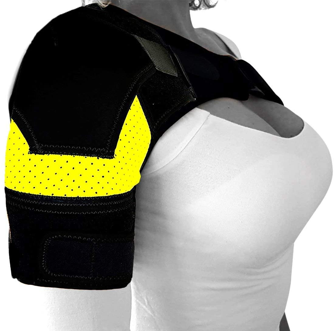 Shoulder Brace with Pressure Pad  Neoprene Shoulder Support Shoulder Pain Ice Pack Shoulder Compression Sleeve