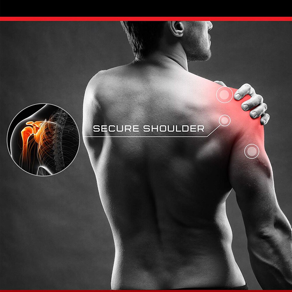 1Pc Adjustable Compression Shoulder Brace Support with Ice Pack Holder for Injury Prevent Sprain Soreness Tendinitis Bursitis 1Pc Adjustable Compression Shoulder Brace Support with Ice Pack Holder for Injury Prevent Sprain Soreness Tendinitis Bursitis