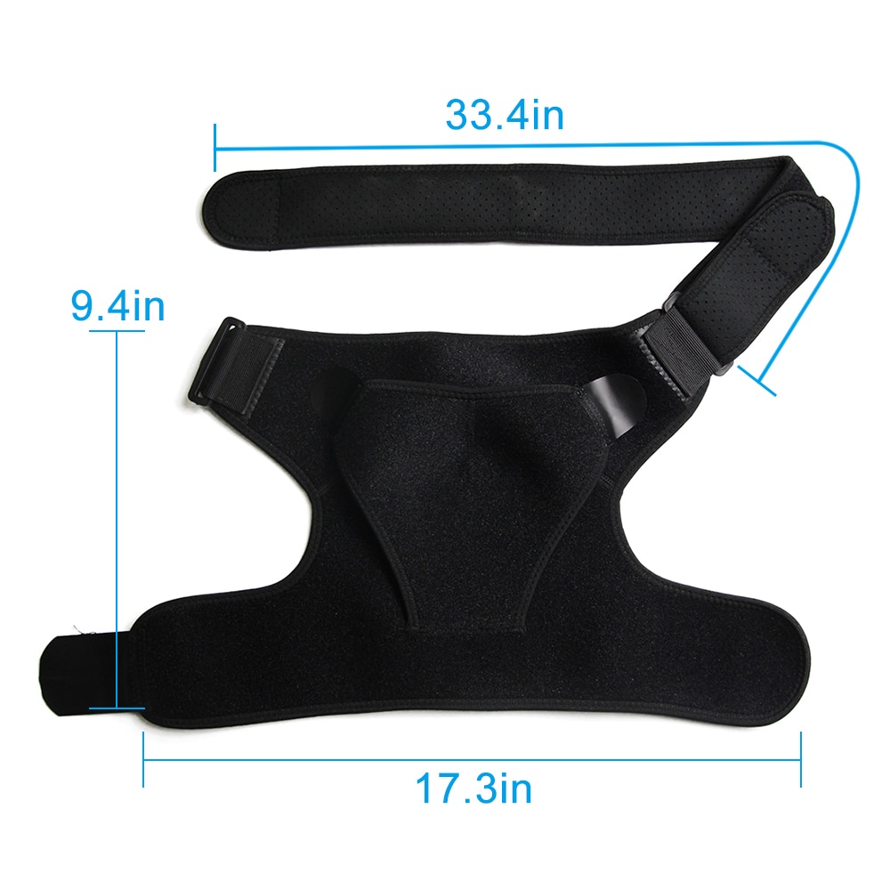 Adjustable Left/Right Shoulder Support Bandage Protector Brace Joint Pain Injury Shoulder Strap Guard Strap Wrap Belt