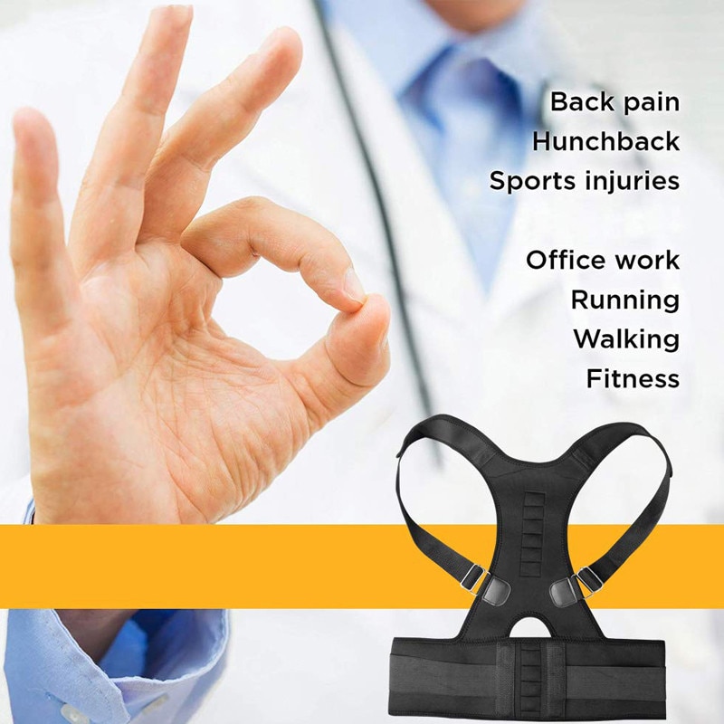 Magnetic Therapy Posture Corrector Brace Supporter Shoulder Back Support Belt Menwomen Braces and Support Belt Shoulder Posture Magnetic Therapy Posture Corrector Brace Supporter Shoulder Back Support Belt Menwomen Braces and Support Belt Shoulder Posture