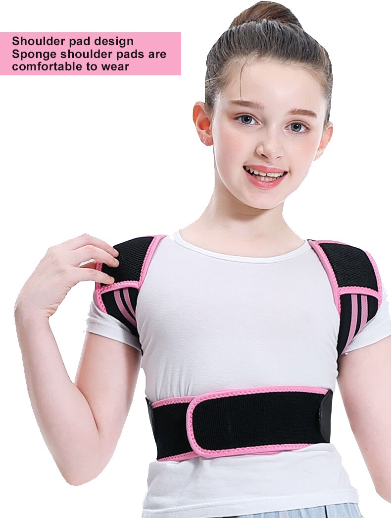 Adjustable Children Posture Corrector Back Support Belt Kid Boy Girl Orthopedic Corset Spine Back Lumbar Shoulder Braces Health