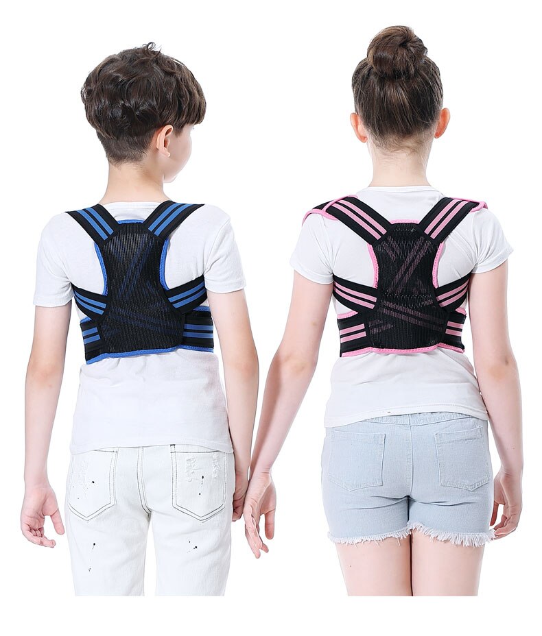 Adjustable Children Posture Corrector Back Support Belt Kid Boy Girl Orthopedic Corset Spine Back Lumbar Shoulder Braces Health