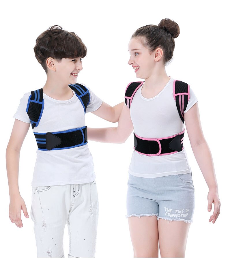 Adjustable Children Posture Corrector Back Support Belt Kid Boy Girl Orthopedic Corset Spine Back Lumbar Shoulder Braces Health