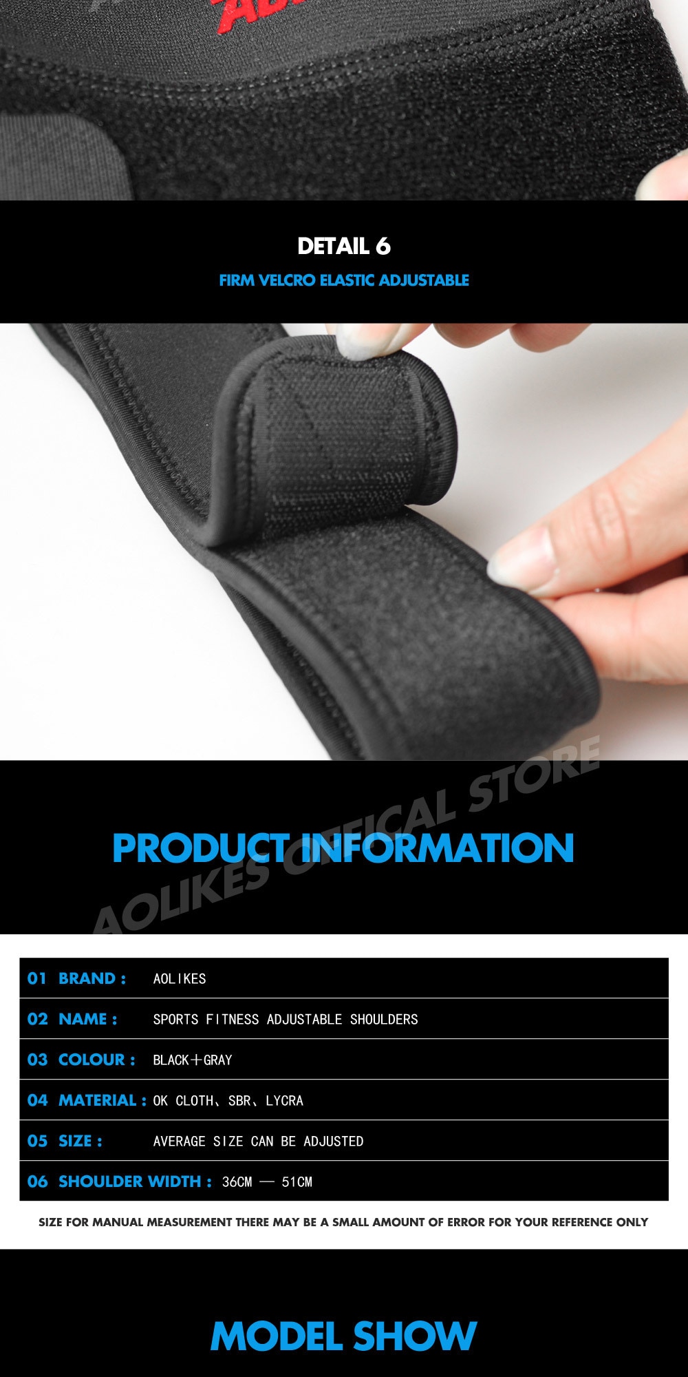 Adjustable Breathable Gym Sports Care Single Shoulder Support Back Brace Guard Strap Wrap Belt Band Pads Black Bandage Men&Women