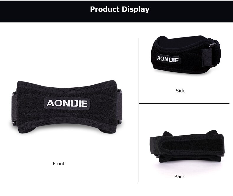 AONIJIE E4067 Adjustable Patella Knee Strap Brace Support Pad Pain Relief Band for Hiking Soccer Basketball Volleyball Squats