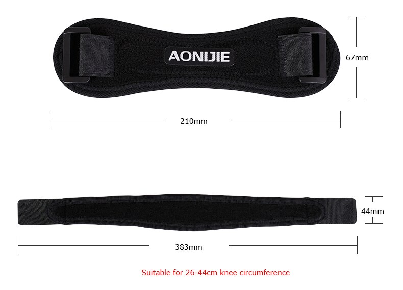 AONIJIE E4067 Adjustable Patella Knee Strap Brace Support Pad Pain Relief Band for Hiking Soccer Basketball Volleyball Squats