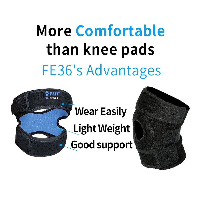 TMT 2 PCS Knee Brace Pads for Gym Sports Running Adjustable