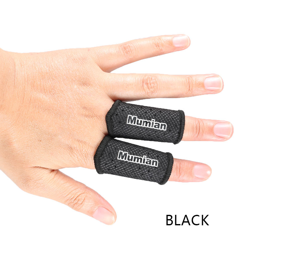 2PC Mumian Elastic Finger Sleeve Nylon Breathable Finger Support Band Basketball Volleyball Elastic Finger Tape Protection Guard