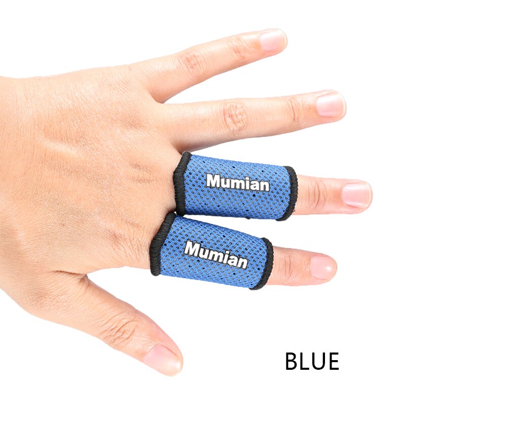 2PC Mumian Elastic Finger Sleeve Nylon Breathable Finger Support Band Basketball Volleyball Elastic Finger Tape Protection Guard