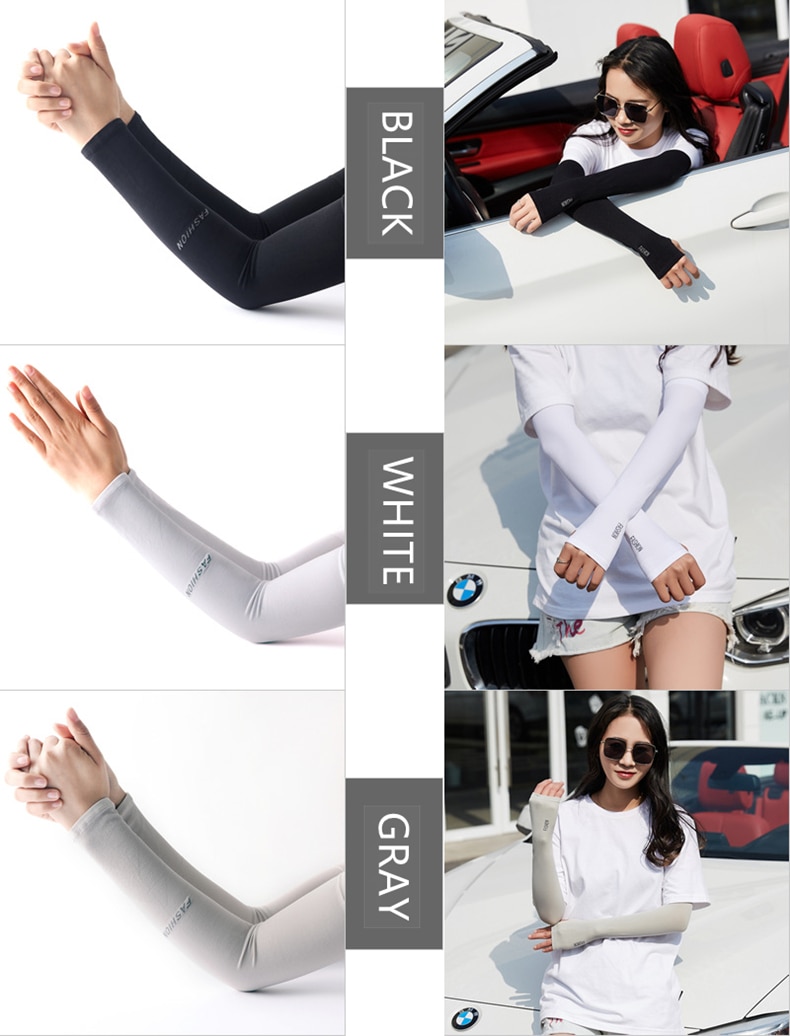 Arm Sleeve Sun Protection Ice Sleeves Bike Cycling For Men Women Silk Sunscreen Cover Hand Outdoor Sports Mangas рукава втулка Arm Sleeve Sun Protection Ice Sleeves Bike Cycling For Men Women Silk Sunscreen Cover Hand Outdoor Sports Mangas рукава втулка